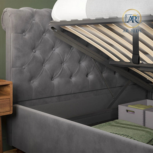 Chesterfield Ottoman Divan Storage Bed