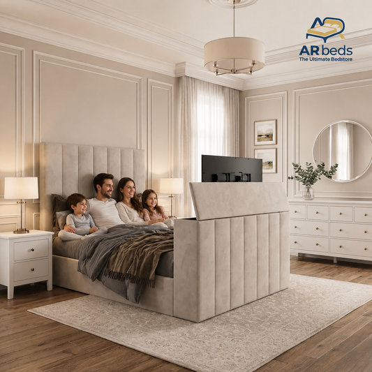 Grandeur Luxury TV Bed | Smart lift - ARBEDS