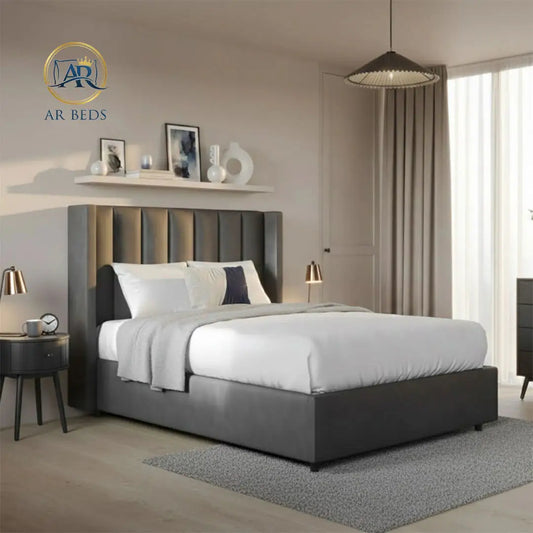 Wingback_Ottoman_Storage Bed