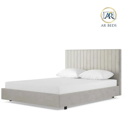 Bergamo Multi Panelled USB-C Charging Bed Frame