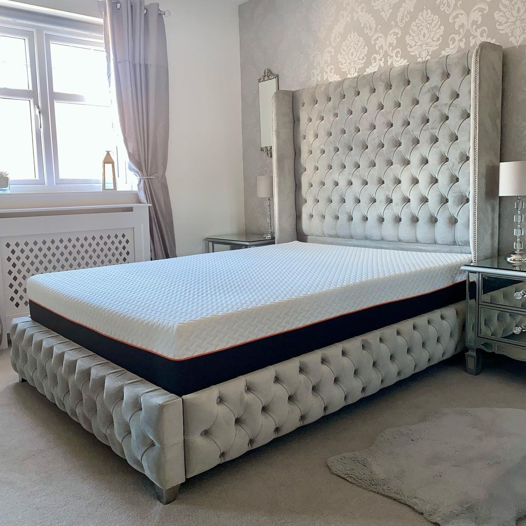 2025 Versailles High Headboard Bed Frame