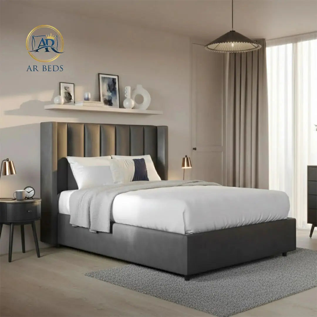 Anabelle Wingback Ottoman Divan Bed