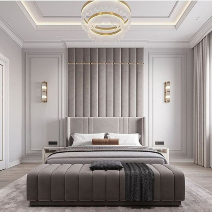 2025 Palermo Designer Bed with Optional Ottoman Storage