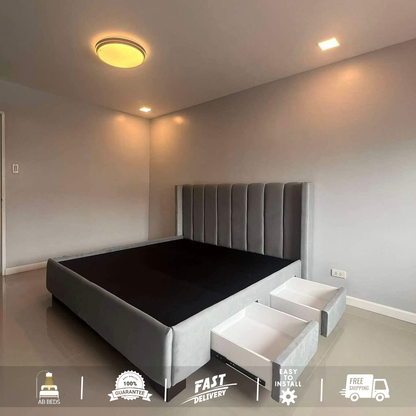 2025 Regal Wingback Optional Ottoman Bed