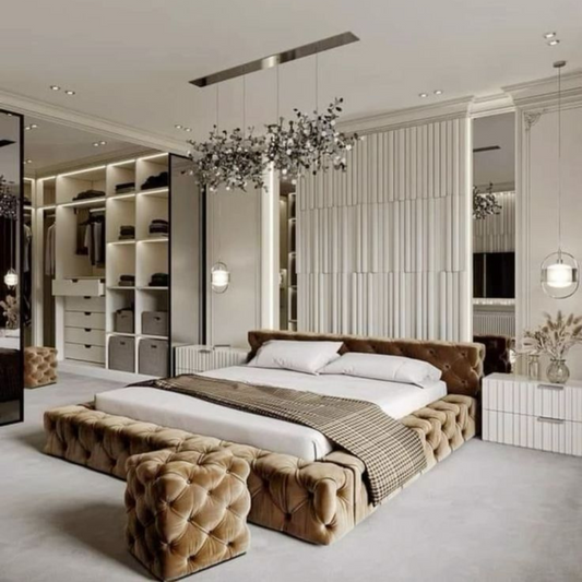 2025 Luxe Designer Low Base Bed Frame