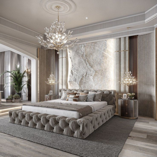 2025 Luxe Designer Low Base Bed Frame