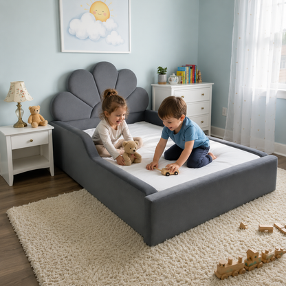 2026 Blossom kids Bed With Safety Side Rails - ARBEDS