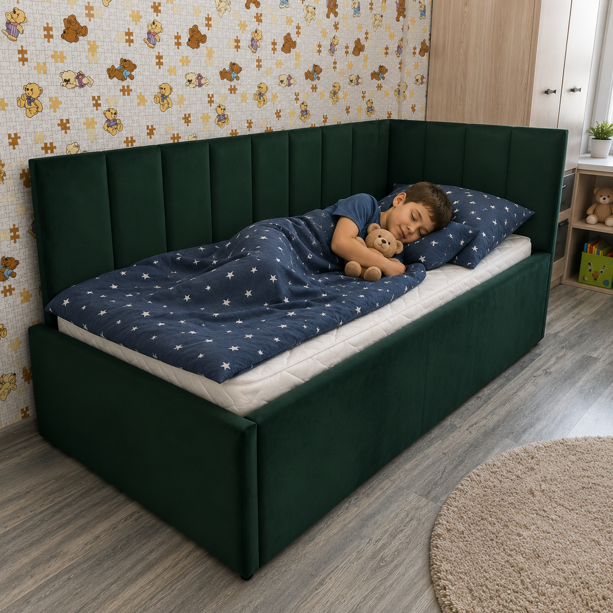 2025 Albite Kids Bed/Sofa Bed with Optional Storage Box