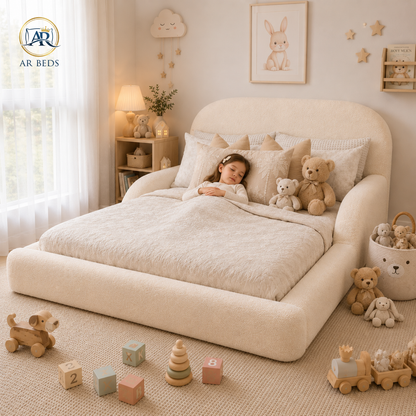 Nuvia Kids Floor Bed With Safety Side Rails - ARBEDS
