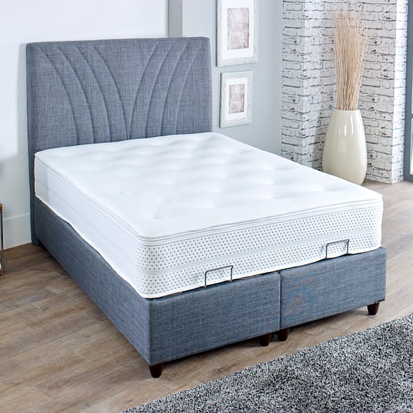 Retreat Ottoman Divan Base with Optional Storage – Grey Fabric – Budget Divan Bed