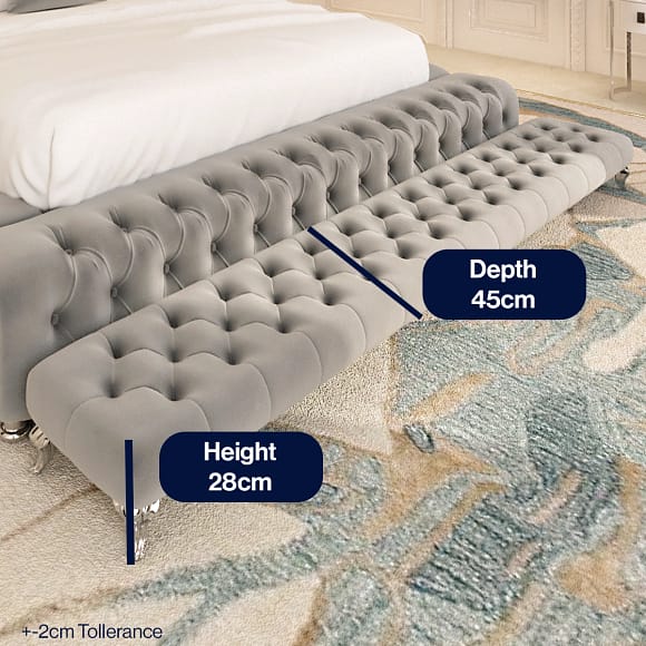 2025 Spanish Upholstery Soft Footstool