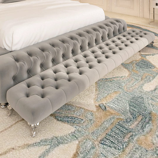 2025 Spanish Upholstery Soft Footstool