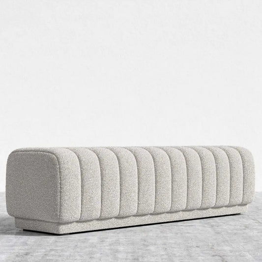 Panelled Designer Ottoman Bench/Footstool